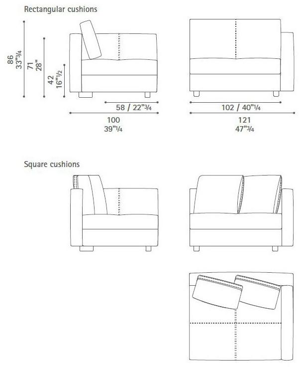 Poltrona Frau Модульный диван La collezione - divani e poltrone sun-id-1459157 - Вид №28