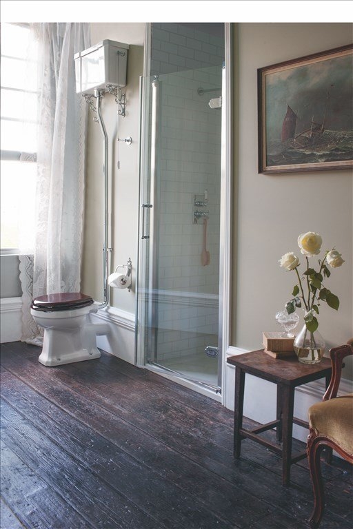 C5, P2, T30 CHR Компакт унитаз с бачком Белый Burlington  Англия  - Вид №3