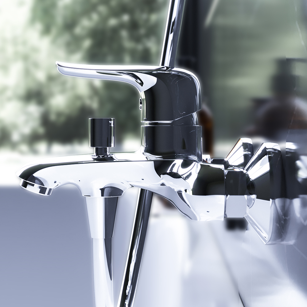 321000000 _ххх 2 смеситель для ванны/душа Damixa Palace Evo  - Вид №5