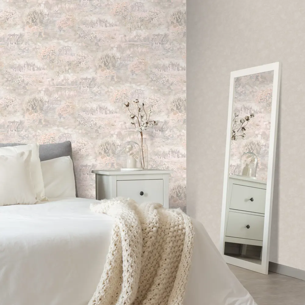 Обои флизелиновые Euro Decor Saint-Tropez бежевые 1.06 м 7085-01 82734897 STLM-2085073 - Вид №3