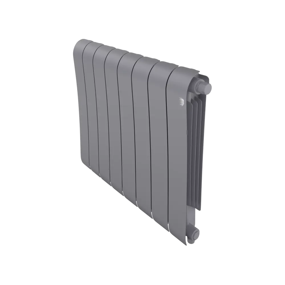 Радиатор секционный Royal Thermo Infinity SS VR80 500/90 8 секций нижнее подключение биметалл серый 89437321 STLM-2164120 INFINITY 500 V - Вид №1