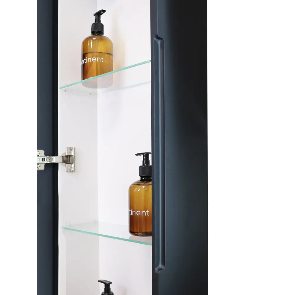 Santreyd Perfect — зеркальный шкаф с подсветкой для ванной 36×156 см 85104663 Perfect Black LED STLM-0058818 - Вид №8