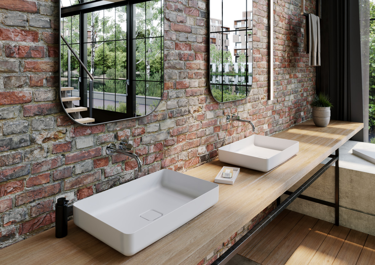 Умывальник KALDEWEI Сталь эмалированная 3184 448 теплый серый 60 3184448 - Вид №11