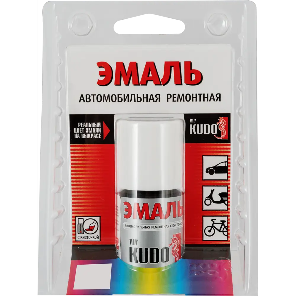 Эмаль автомобильная Kudo с кисточкой цвет Toyota 202 чёрный 15Мл STLM-2206462 - Вид №2