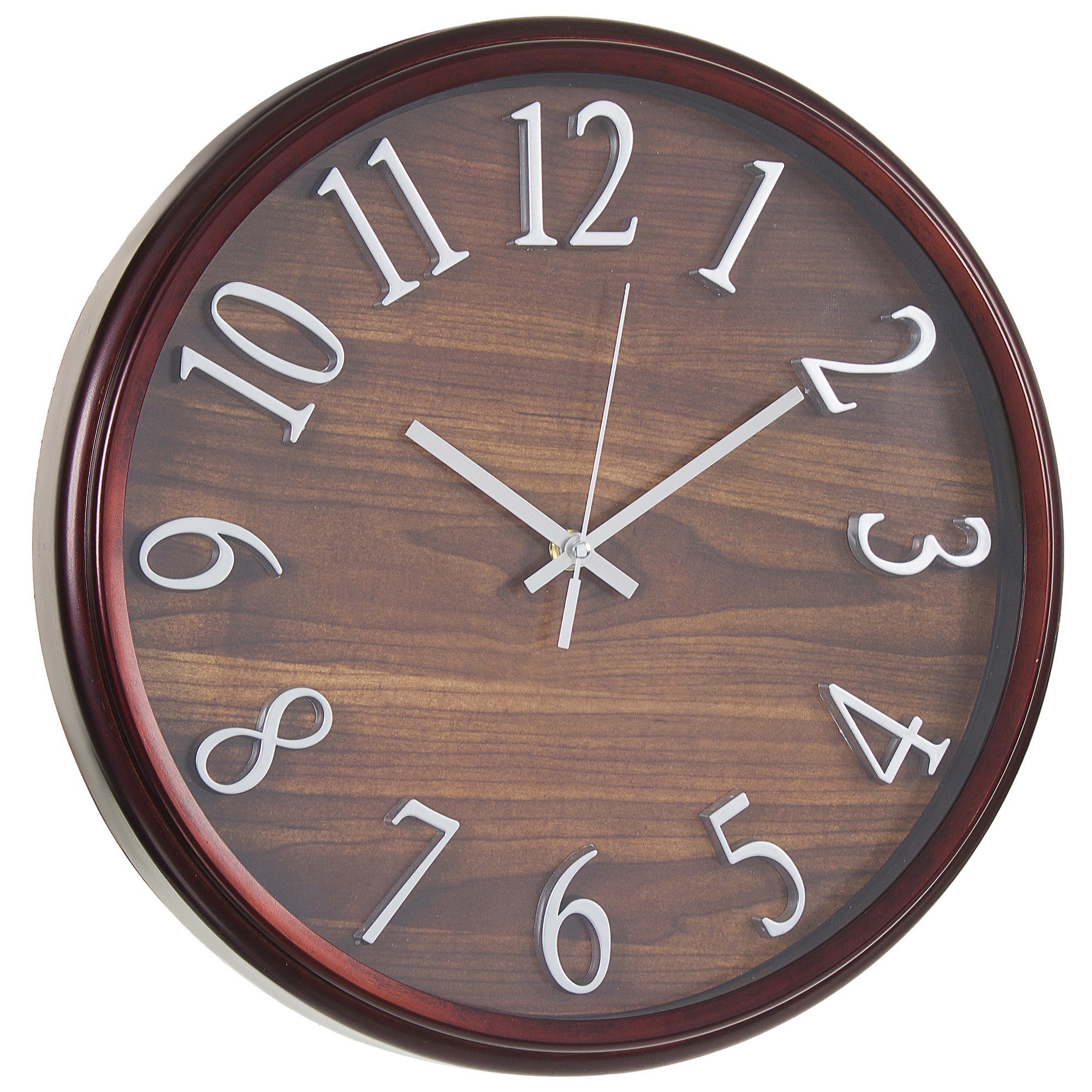 18869011 Часы настенные "Темное дерево" диаметр 36 см Santreyd 