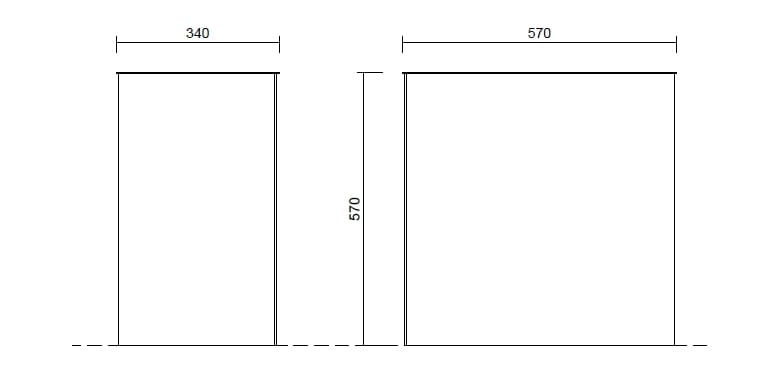 Прямоугольная стальная плантатор Studio Città башня ARCH-00134408 - Вид №2