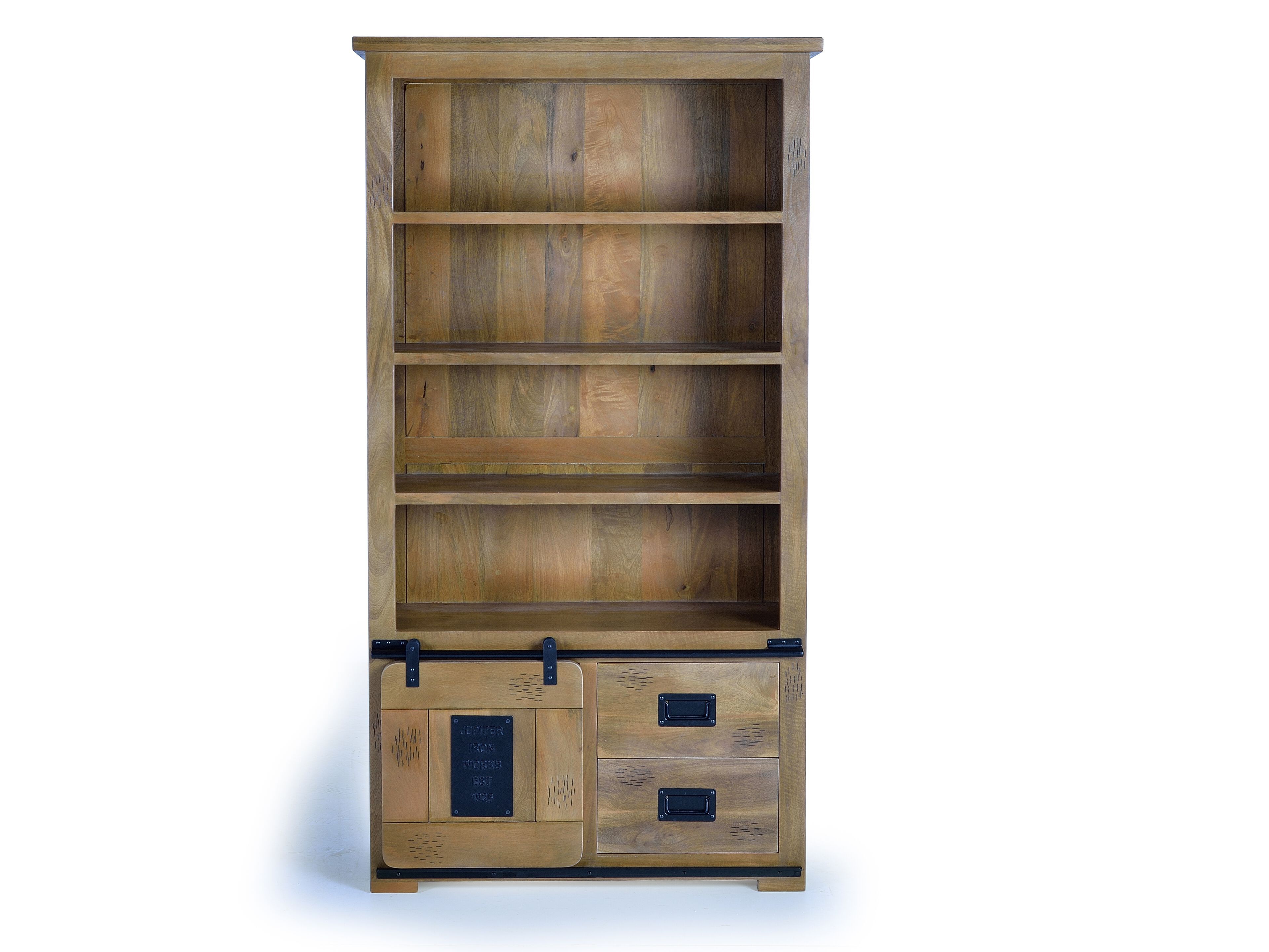 Книжный шкаф из манго с ящиками Giner y Colomer Юпитер ARCH-00129079