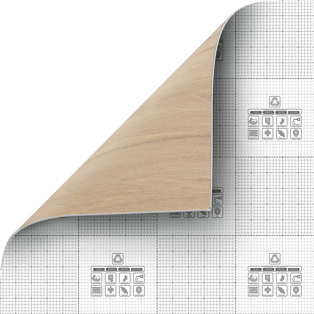 Полукоммерческий линолеум KREAFORTA «Мана» 33 класс, рисунок дерево, коричневый 89427471 STLM-1576674 - Вид №3