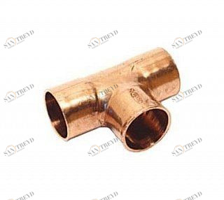 15130352235 SANHA 5130 тройник ВП, медь  35x22x35 мм 