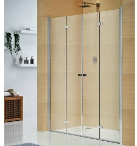 Duka Хрустальный душевой бокс с откидной дверцей Vertica - con soli profili verticali Gfpn2