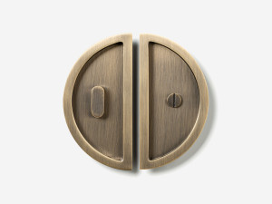 Латунная утопленная ручка