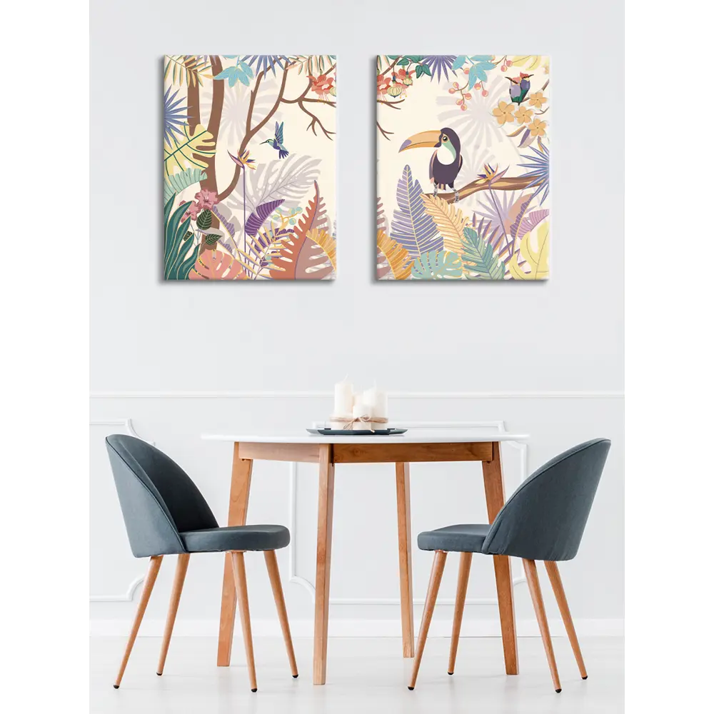 Картина модульная Тропики 45x60 см 2 шт POSTERMARKET STLM-2188709 - Вид №7