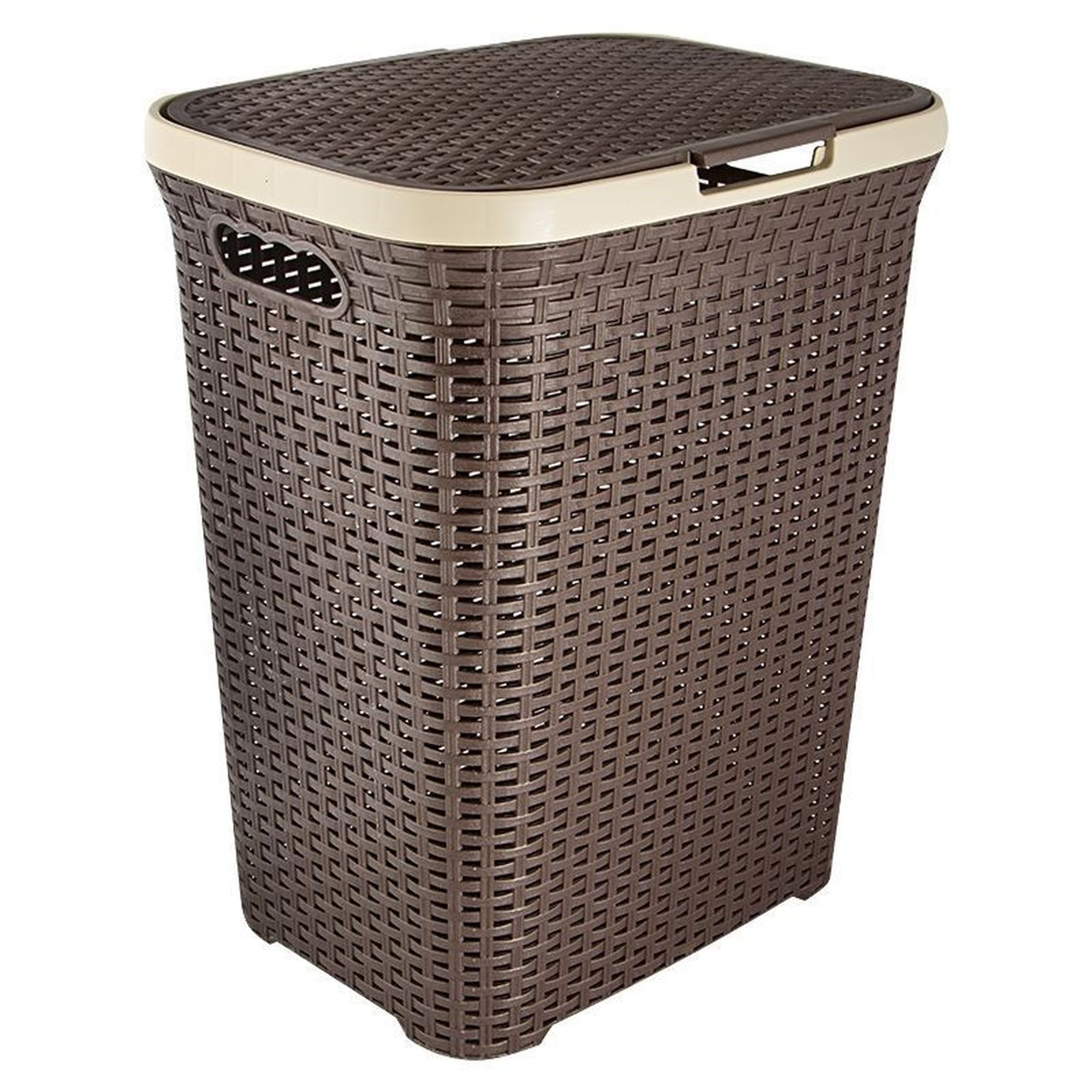 15308542 Корзина для белья Hitt 60 л цвет коричневый Ротанг Santreyd 