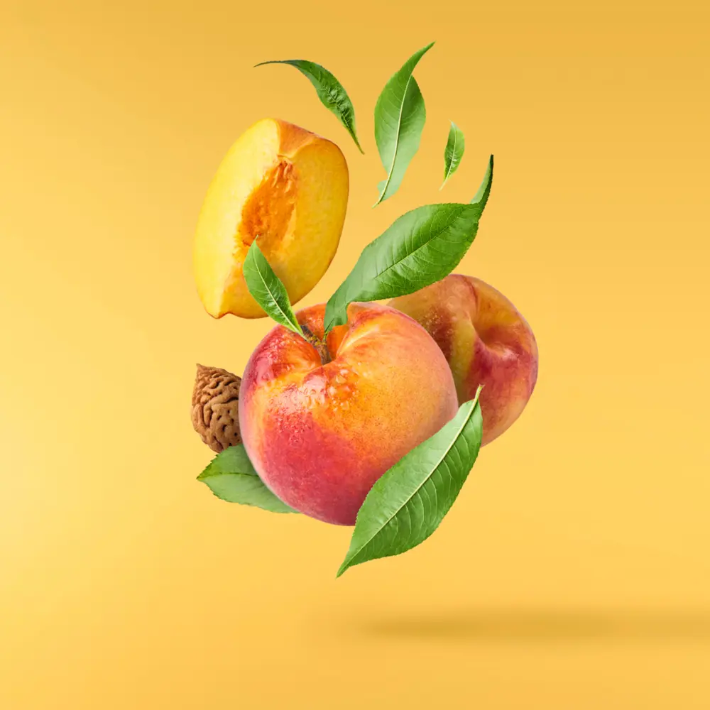 Картина на стекле Сочные персики 30x30 см POSTERMARKET STLM-2078664