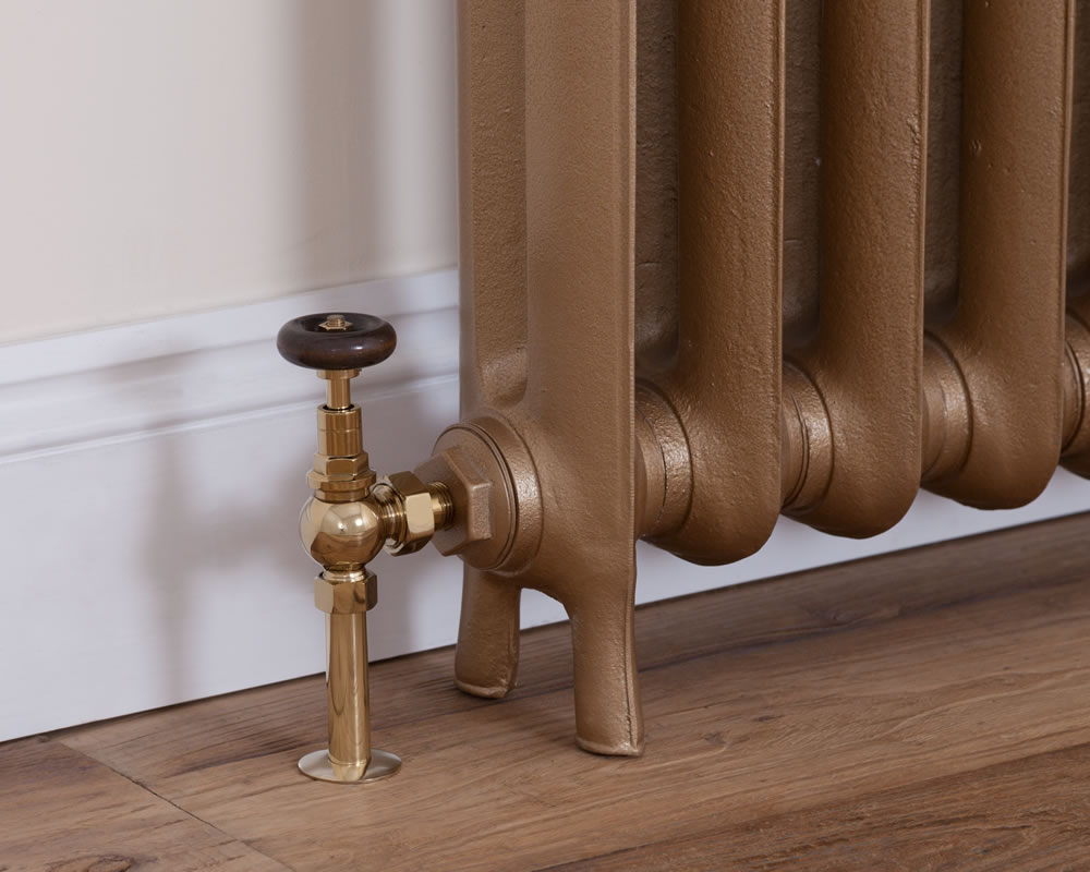 LD090 Впускной ручной радиаторный клапан Brumpton 15 мм (латунь) Сarronheating  - Вид №2