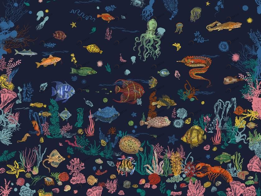 Moustache Обои на стену Domestic Ndl057 