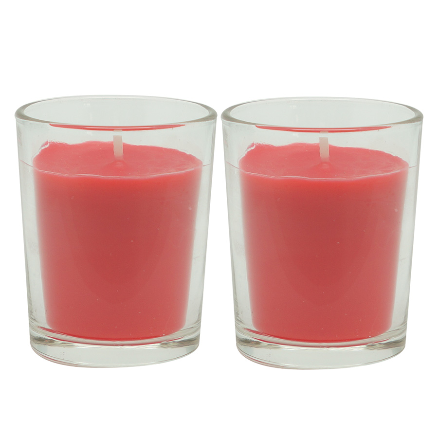 Свечи ароматические 2 штуки "Красные фрукты" AMBIENTAIR  00-3881033 Красный  - Вид №1