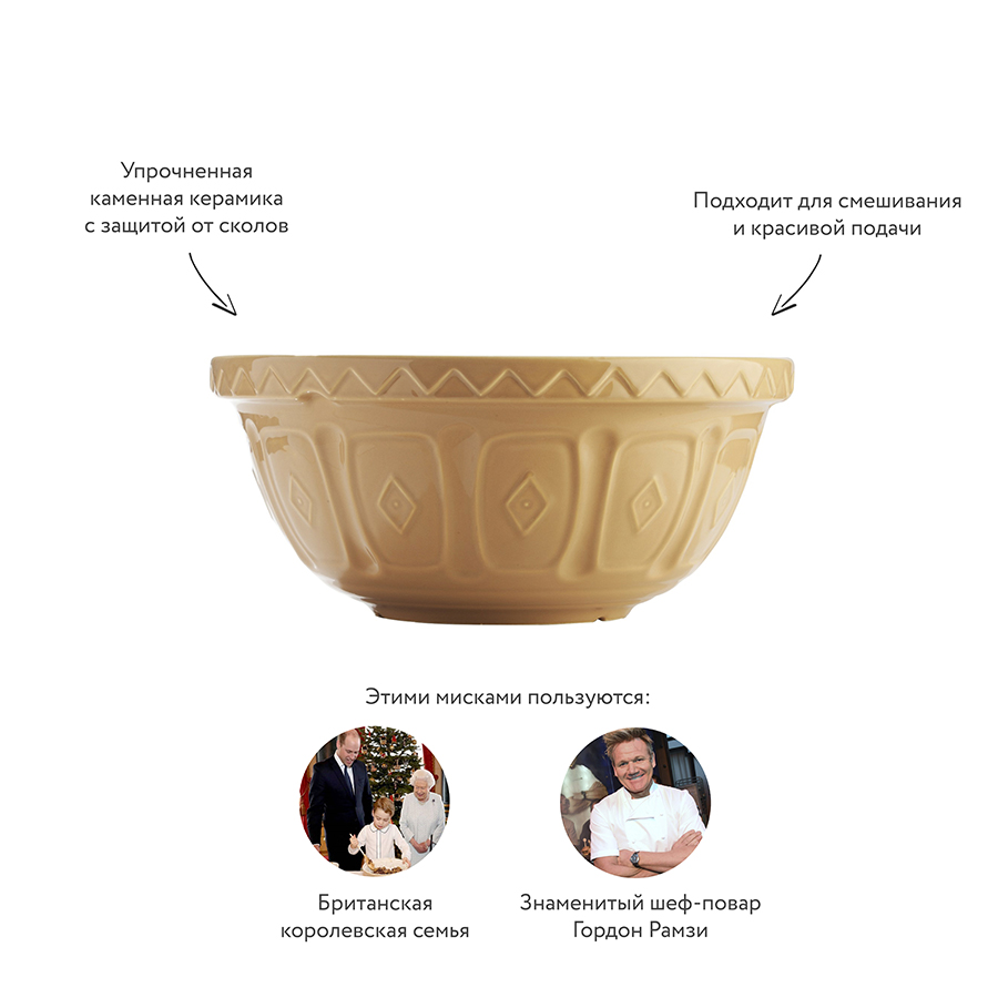 2001.005 Миска для смешивания cane, D26 см, 2,7 л Mason Cash  - Вид №8