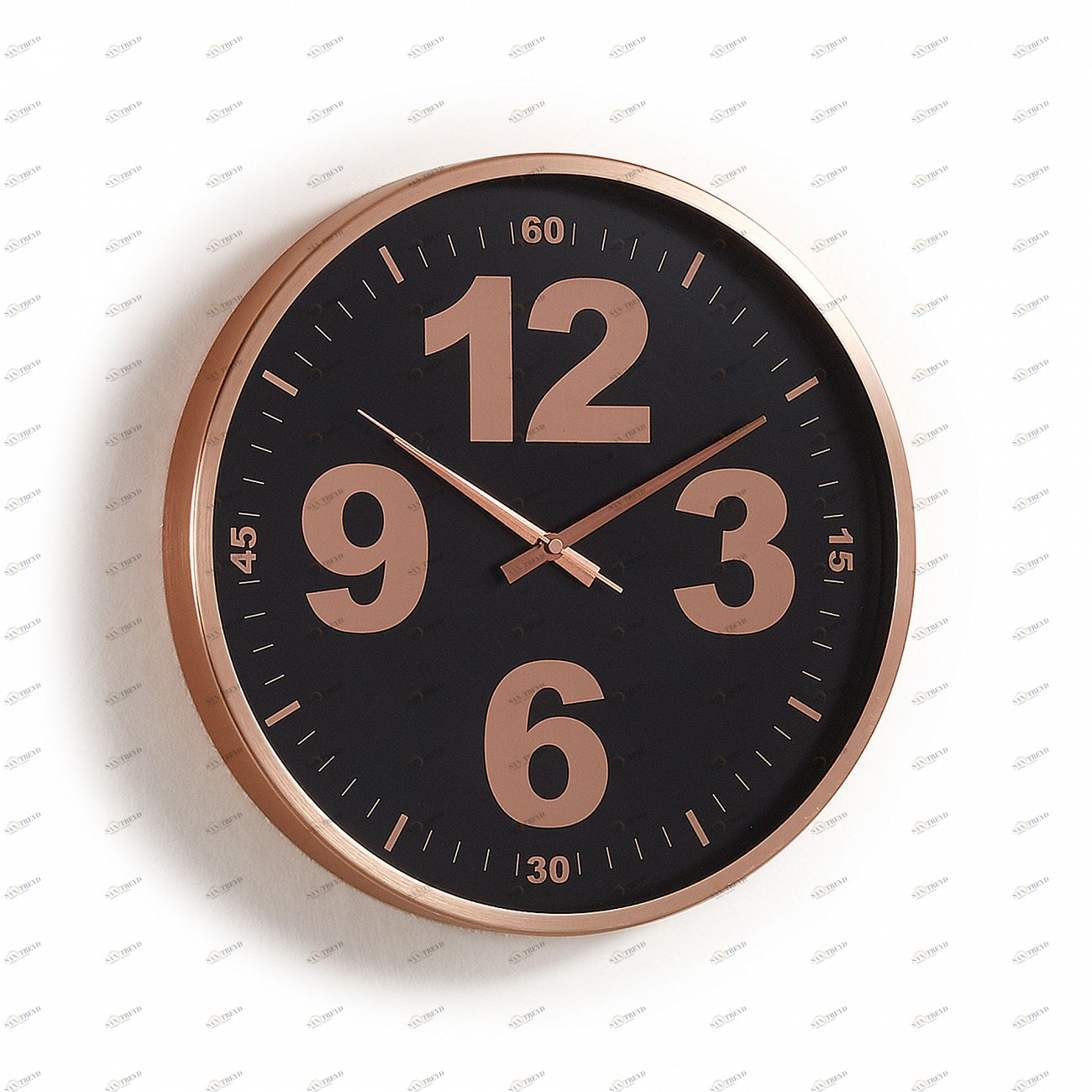 Часы настенные Acanem медные от La Forma LA FORMA ACANEM 00-3865259 Медь;черный 