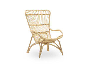 Кресло из ротанга с подлокотниками