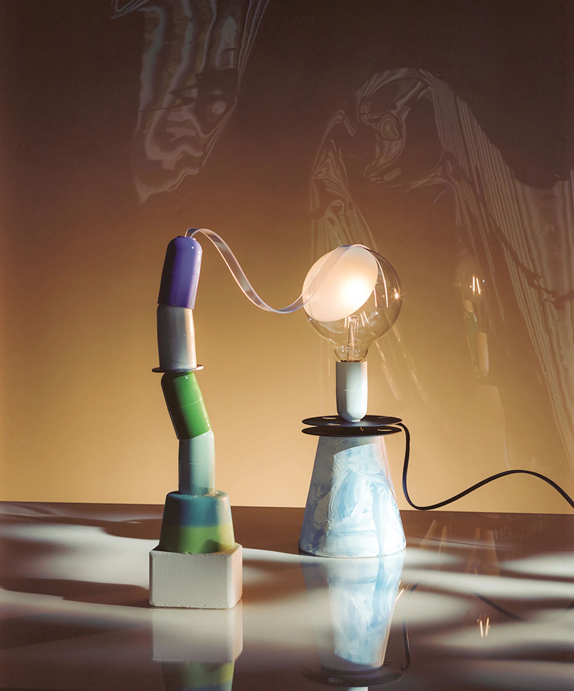 Стеклянная светодиодная настольная лампа In Stock Flos ARCH-00100879 - Вид №1