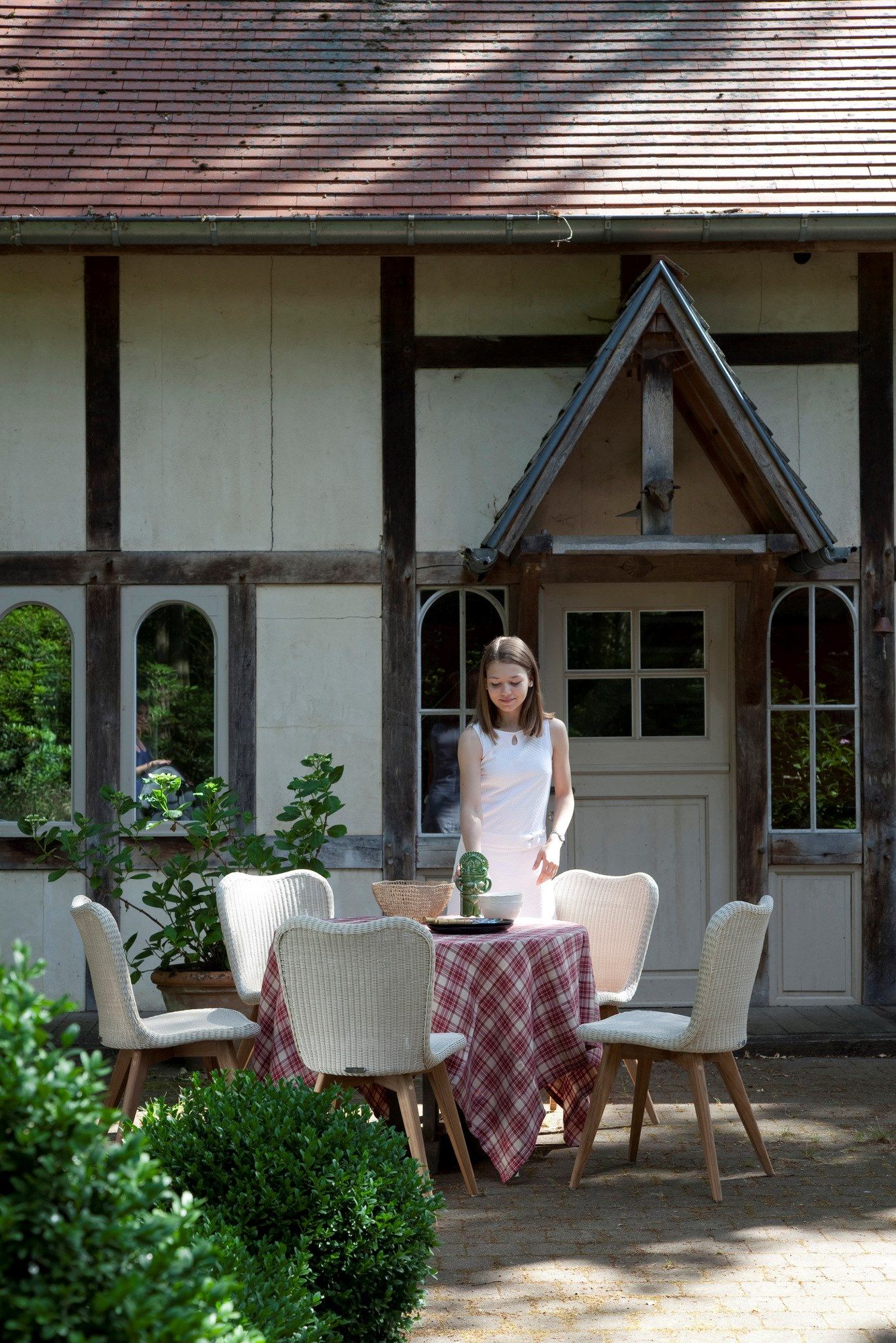 Плетеный садовый стул Vincent sheppard LENA ARCH-00074759 - Вид №6