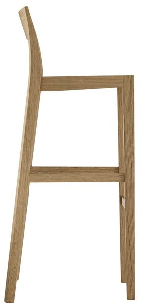 horgenglarus Высокий табурет из массива дерева со спинкой Lyra 11-680 - Вид №12