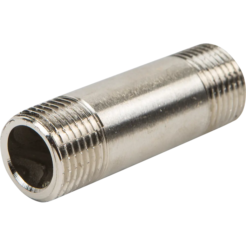 Бочонок Valtec наружная резьба 1/2"х60 мм никелированная латунь 10514785 STLM-2186586 