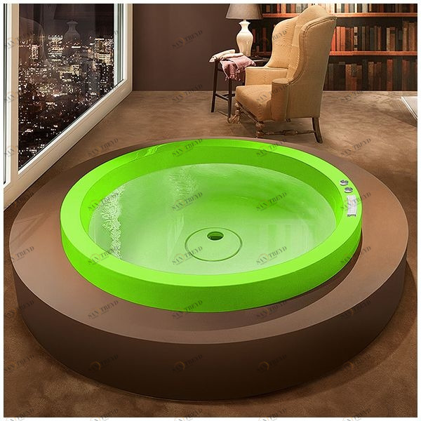 Ванна GRUPPO TREESSE Eos 160 VTL-V8461-S салатовая круглая отдельностоящая VTLV8461S