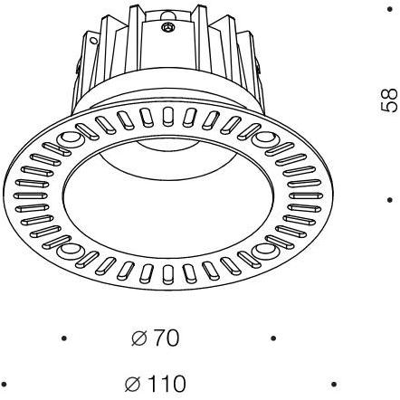 Centrsvet Круглый встраиваемый светодиодный точечный светильник Foton sun-id-1483203 - Вид №15