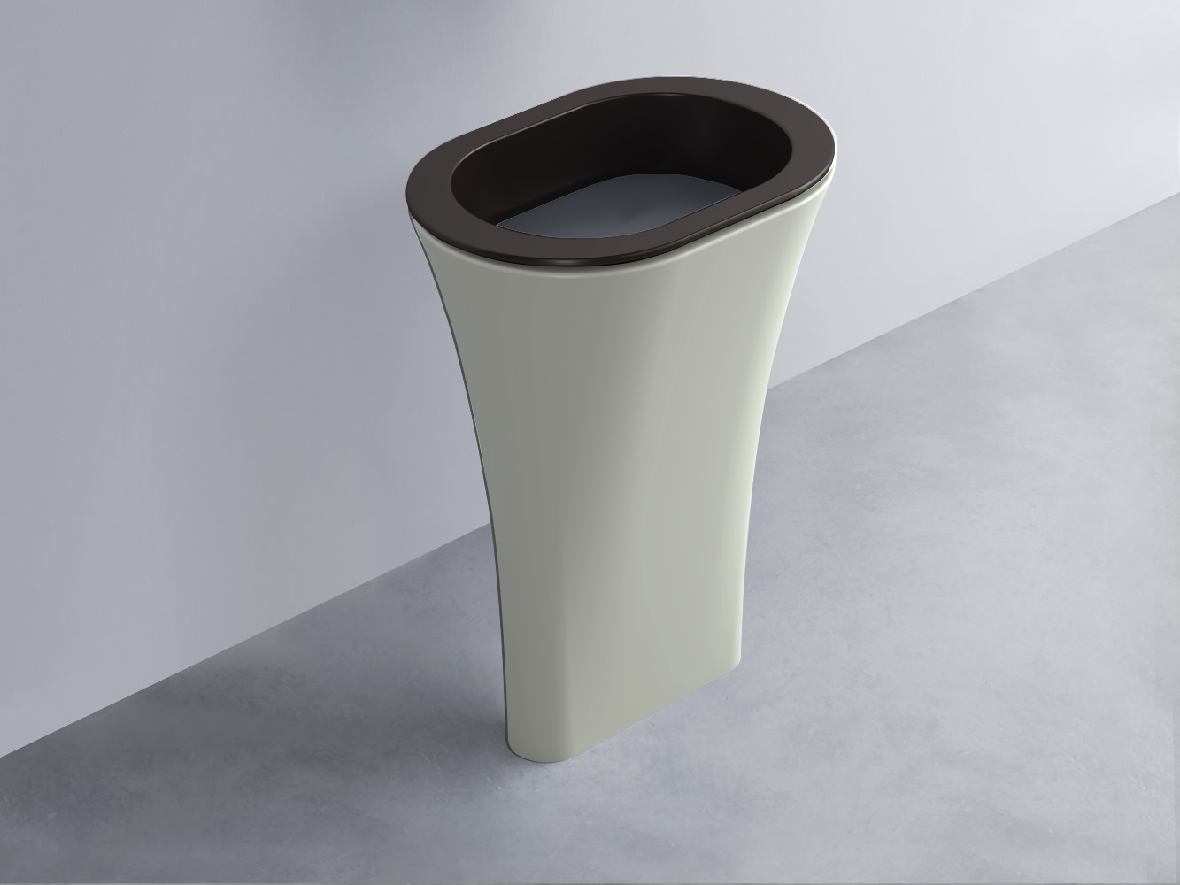AMLA65-LV+AMPILO-BA+AMCOLO-PM Раковина Amedeo Ovale отдельностоящая cielo Enjoy + Amedeo Ceramica Cielo