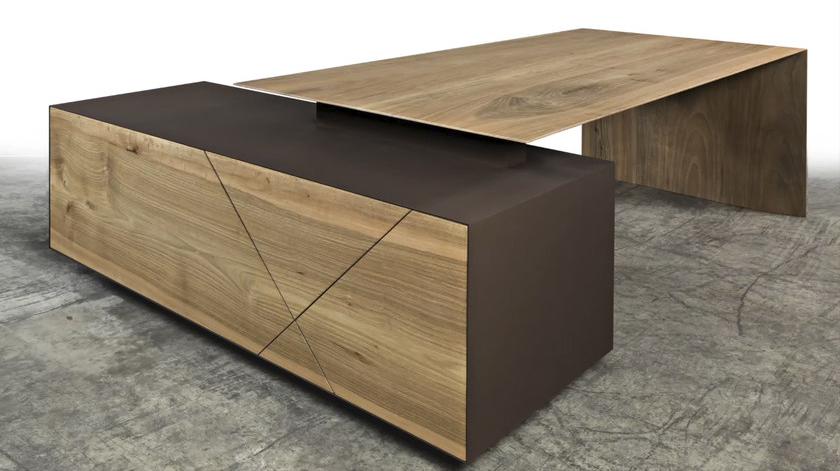 CP Parquet Прямоугольный деревянный стол с ящиками Cp lab design sun-id-1454817 - Вид №2