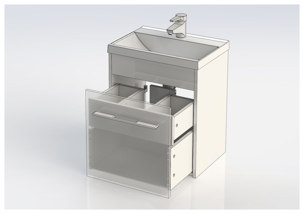 Тумба под раковину Aquanet Августа 50 дуб сонома sun-id-270434 - Вид №4
