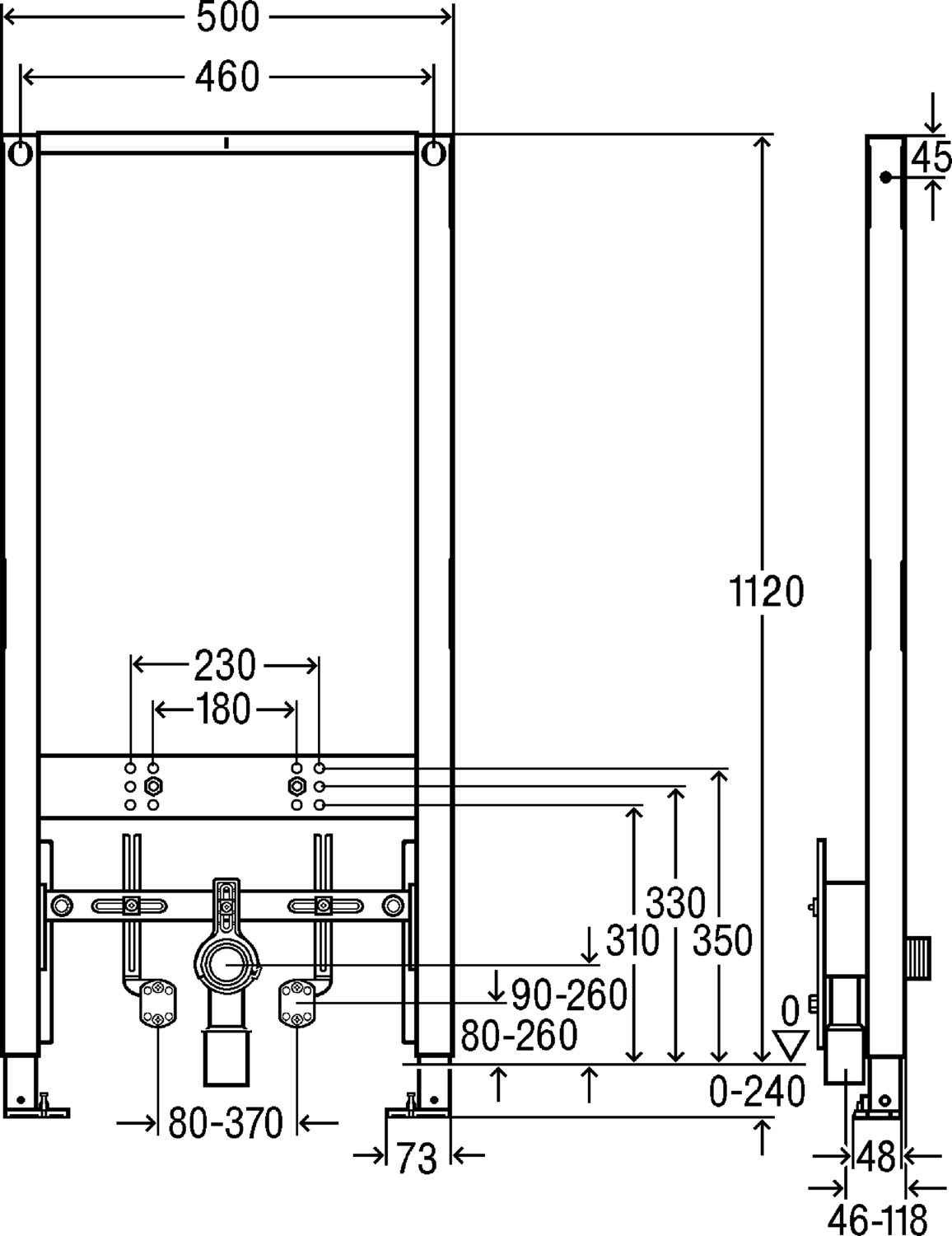 Viega Элемент для биде Prevista Dry 8568 (776442) 776 442 - Вид №2