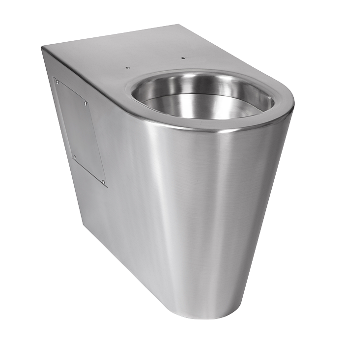 94130 Нержавеющий напольный унитаз для инвалидов SANELA 