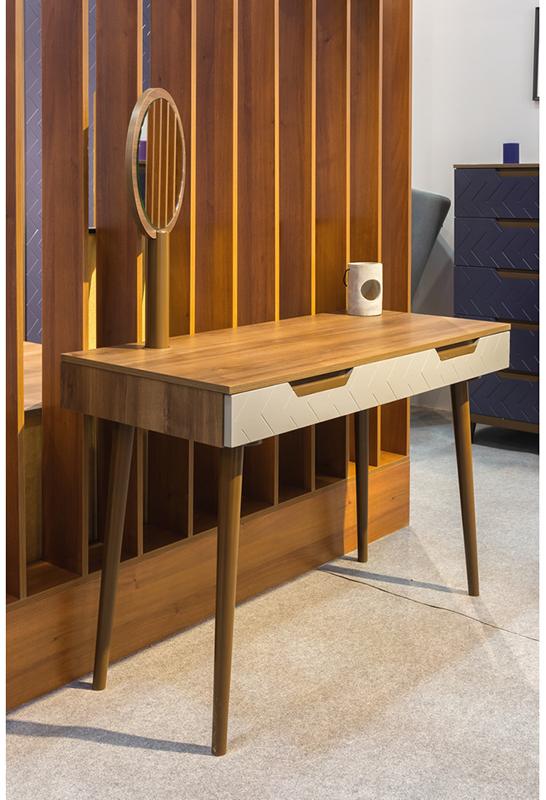 2771 Стол туалетный Сканди Бежевый R-HOME 4003454h_Беж + 400345h_Грей - Вид №4