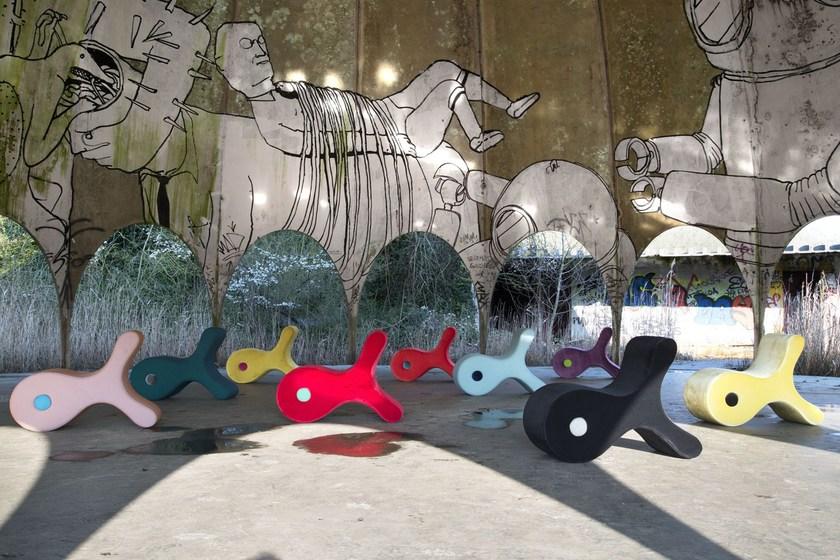 Adrenalina Пуф из мягкой ткани Fisk sun-id-1439928 - Вид №3