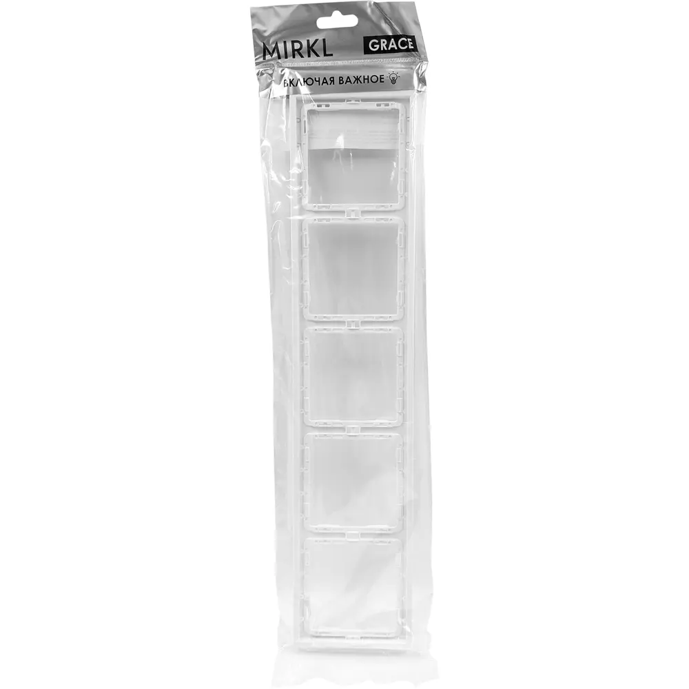 Рамка Mirkl Grace 5 постов белая 89393863 STLM-1531753 - Вид №5