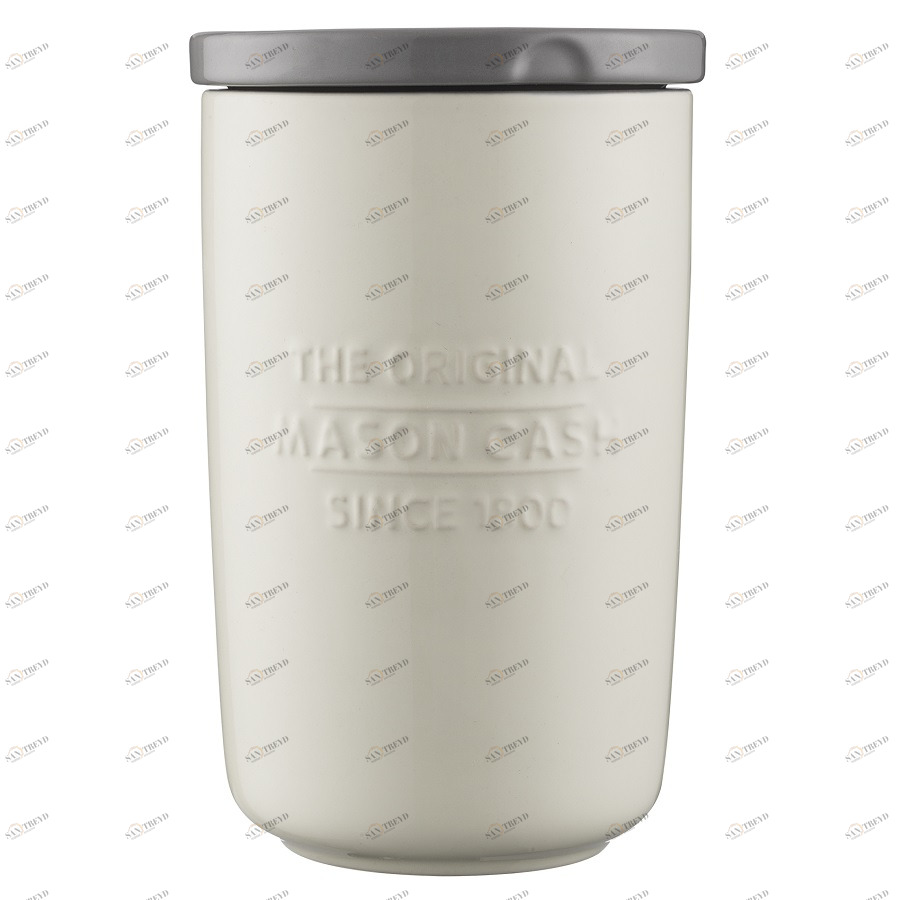 Банка с крышкой 20 см серая Innovative Kitchen MASON CASH  00-3871156 Серый 