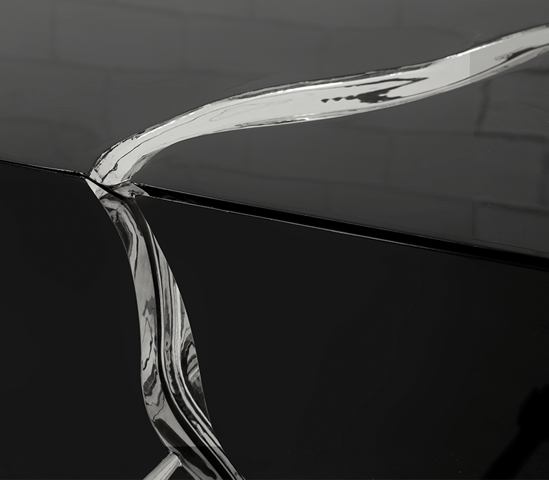 0-059 Буфет Lapiaz черный серебристый Boca Do Lobo  - Вид №8