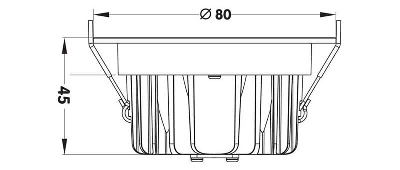 Алюминиевый круглый светодиодный светильник Proled Creatos ARCH-00075232 - Вид №3