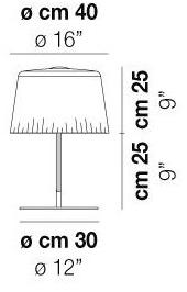 Vetreria Vistosi Настольная лампа из дутого стекла Cloth sun-id-1385275 - Вид №1