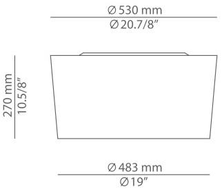 Estiluz Светодиодный потолочный светильник из полиэтилена Dot T-2902x DOT 2.0 - Вид №1