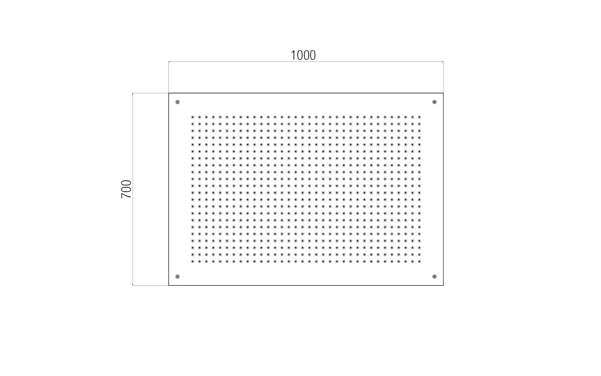 Прямоугольная душевая головка из нержавеющей стали Aquademy One Spa ARCH-00130740 - Вид №2