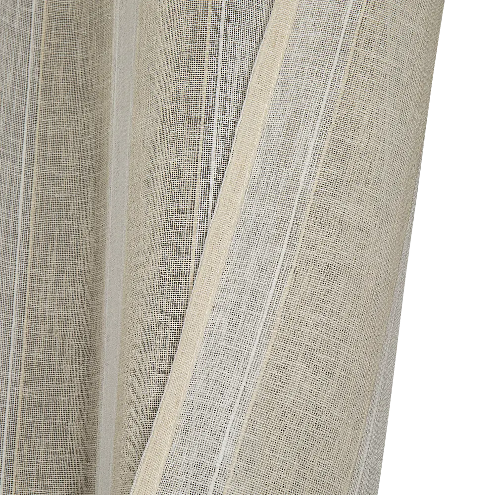 Тюль Inspire Tamara Navajo 6 с креплением-лентой 300×280 см бежевый 86239230 STLM-1044497 - Вид №3