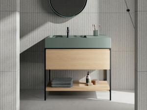 Напольный умывальник с ящиками