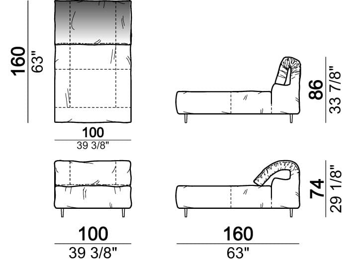 Секционный кожаный диван Arketipo CRAZY DIAMOND ARCH-00133462 - Вид №34