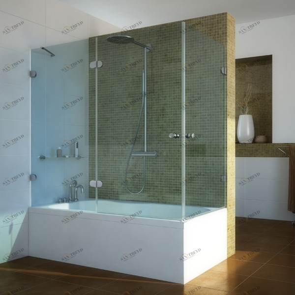 7080X140150GV003A Душевое ограждения на борт вынны GUTEWETTER Германия LUX