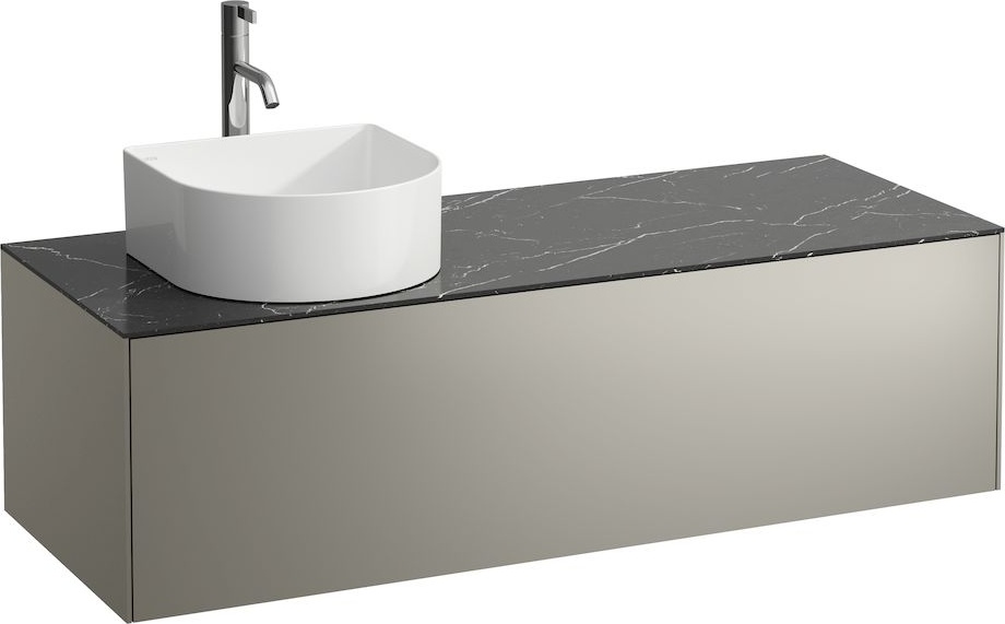 H4054260341421 Шкафчик, 1 ящик, совместим с раковиной-чашей 812340, 812341,812342, 812343, с отверстием слева, с отверстием под смеситель LAUFEN PRO - Вид №4