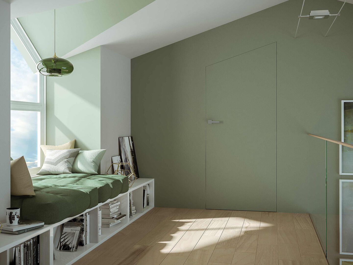 Распашная стена заподлицо двери Scrigno TRAPEZOIDALE ARCH-00041341 - Вид №1